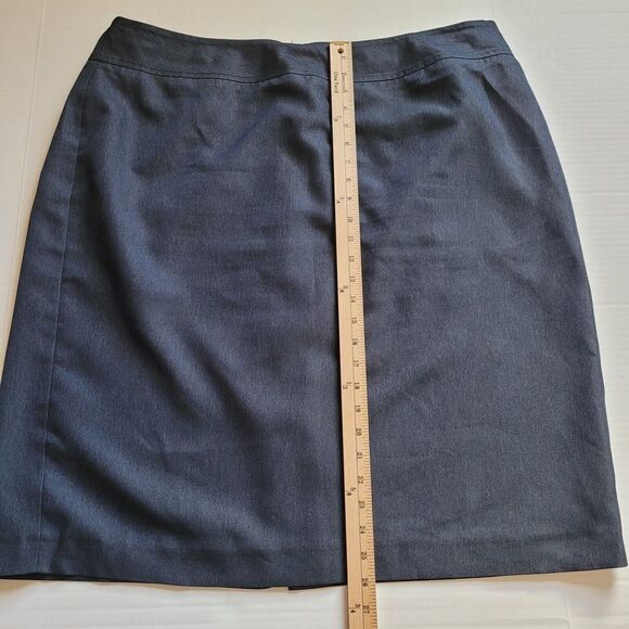Le Suit Women's Blue Gray Skirt Elastic Waist Plus Sz 20W - Picture 6 of 9